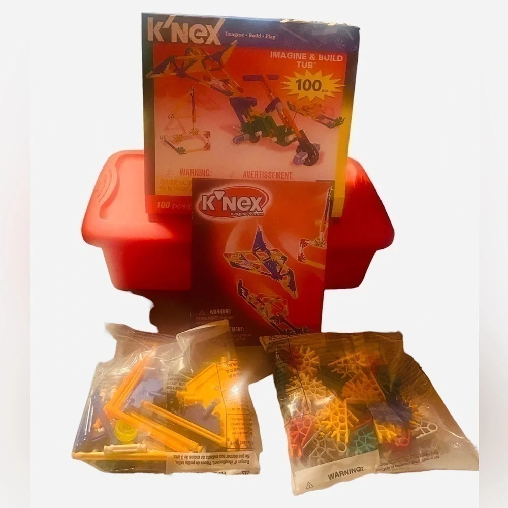 Knex imagine , build & play 100 PCs set (new)